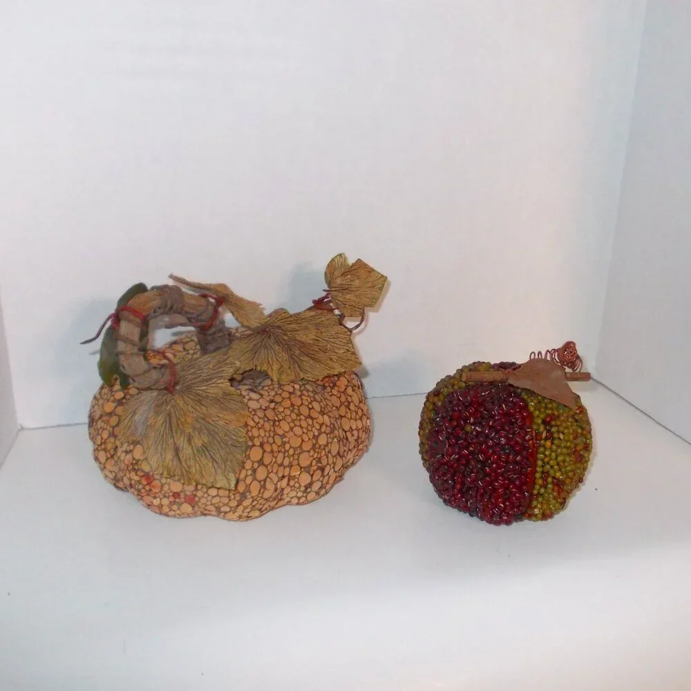 2 Crate&Barrel Pumpkins